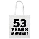 53rd Anniversary 53 Years - Tote Bag White