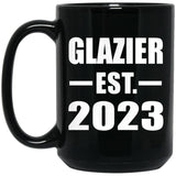 Glazier Established EST. 2023 - 15oz Coffee Mug Black