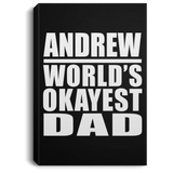 Andrew World's Okayest Dad - Canvas Portrait