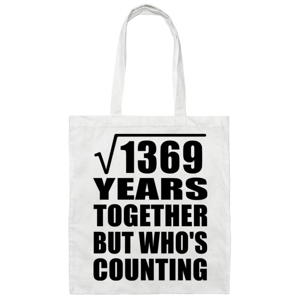 37th Anniversary Square Root of 1369 Years Who's Counting - Tote Bag White