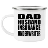 Dad Husband Insurance Underwriter - 12oz Camping Mug