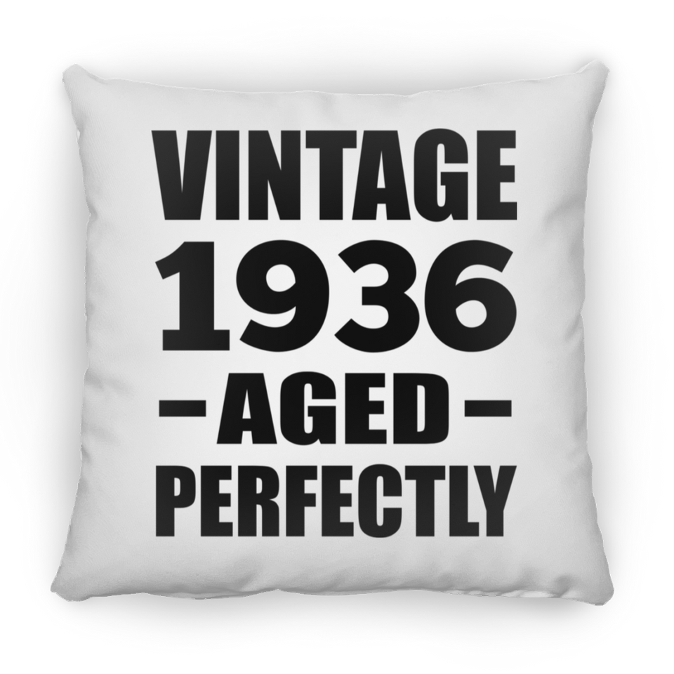 88th Birthday Vintage 1936 Aged Perfectly - Throw Pillow