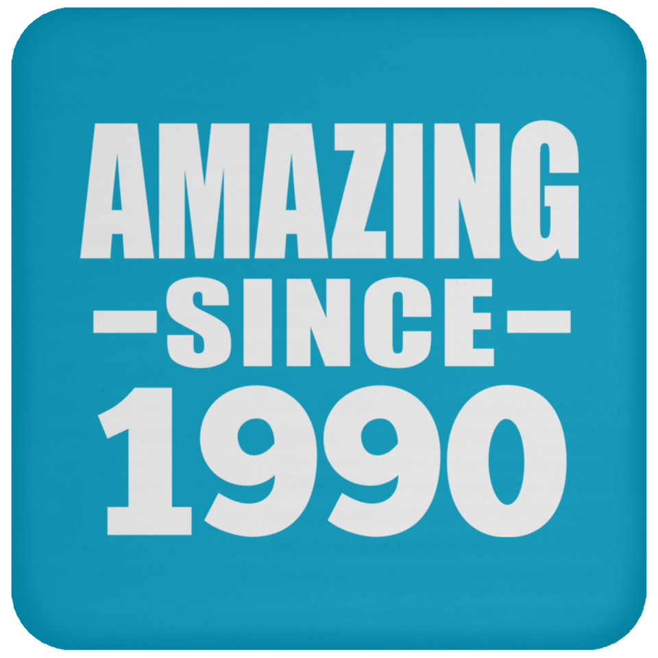 34th Birthday Amazing Since 1990 - Drink Coaster
