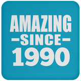 34th Birthday Amazing Since 1990 - Drink Coaster
