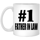 Number One #1 Father In Law - 11 Oz Coffee Mug