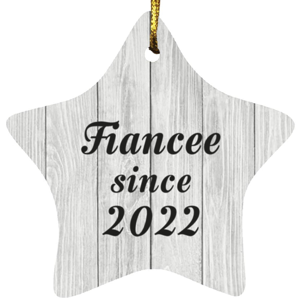 Fiancee Since 2022 - Star Ornament F