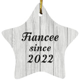 Fiancee Since 2022 - Star Ornament F