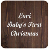 Lori Baby's First Christmas - Drink Coaster D