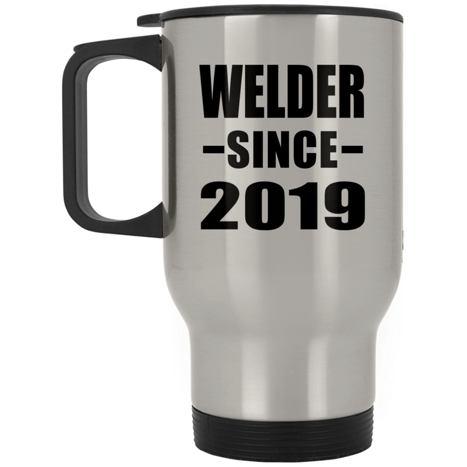 Welder Since 2019 - Silver Travel Mug