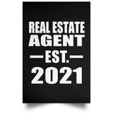 Real Estate Agent Established EST. 2021 - Poster Portrait