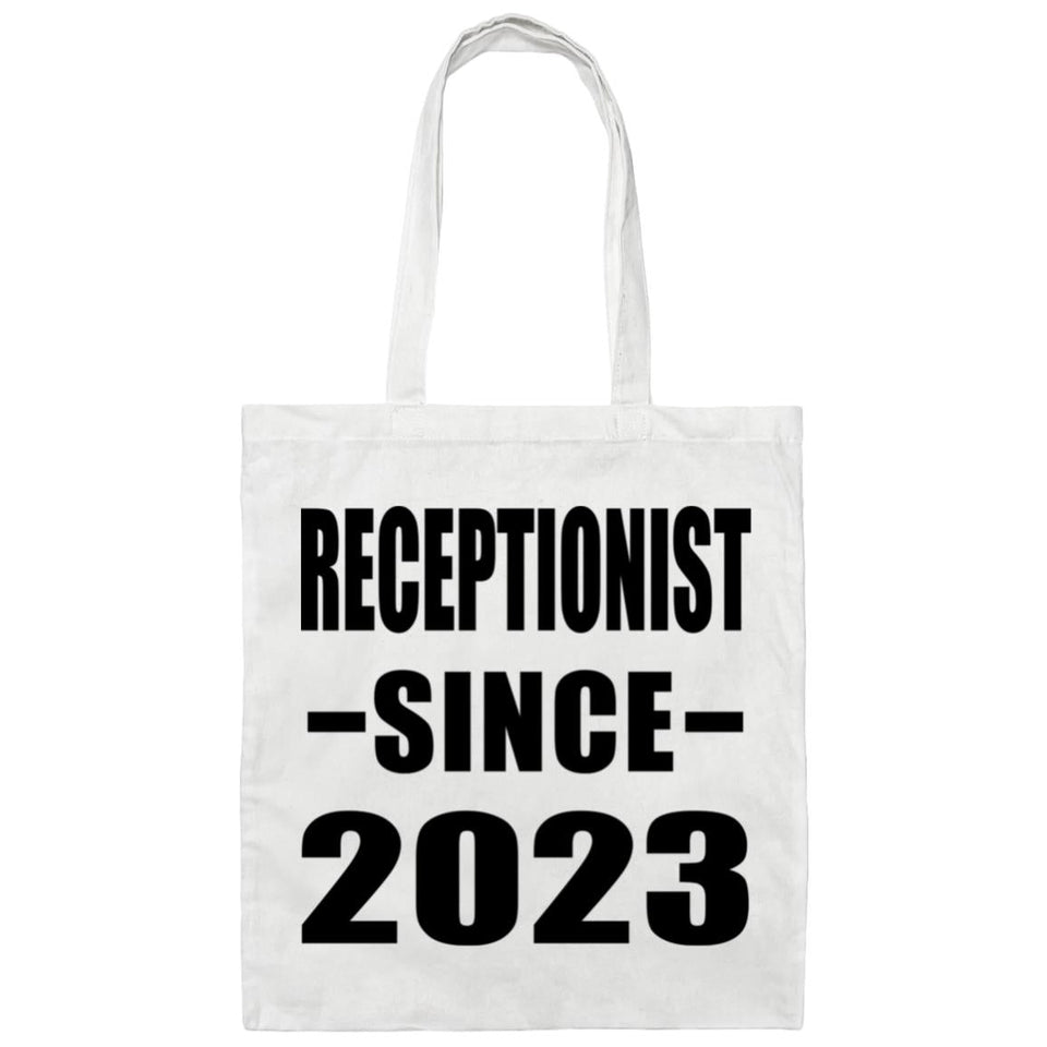 Receptionist Since 2023 - Tote Bag White
