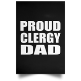 Proud Clergy Dad - Poster Portrait