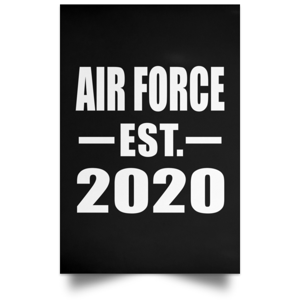 Air Force Established EST. 2020 - Poster Portrait