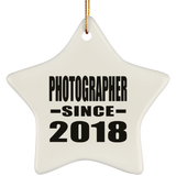 Photographer Since 2018 - Star Ornament