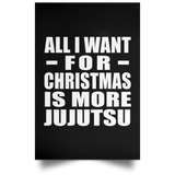 All I Want For Christmas Is More Jujutsu - Poster Portrait