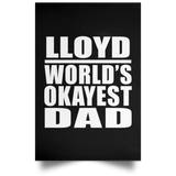 Lloyd World's Okayest Dad - Poster Portrait