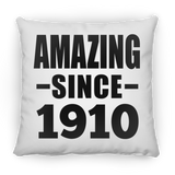 114th Birthday Amazing Since 1910 - Throw Pillow