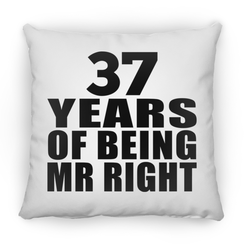 37th Anniversary 37 Years Of Being Mr Right - Throw Pillow