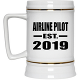 Airline Pilot Established EST. 2019 - Beer Stein