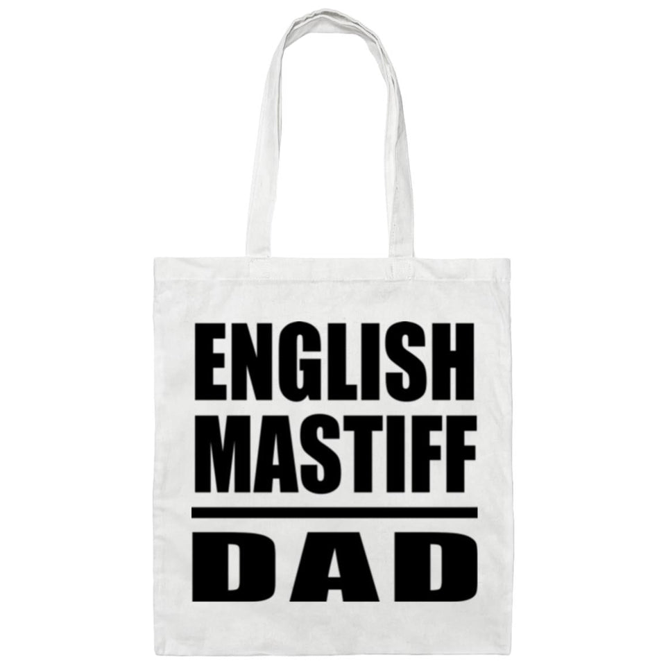 English Mastiff Dad - Tote Bag White