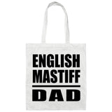 English Mastiff Dad - Tote Bag White