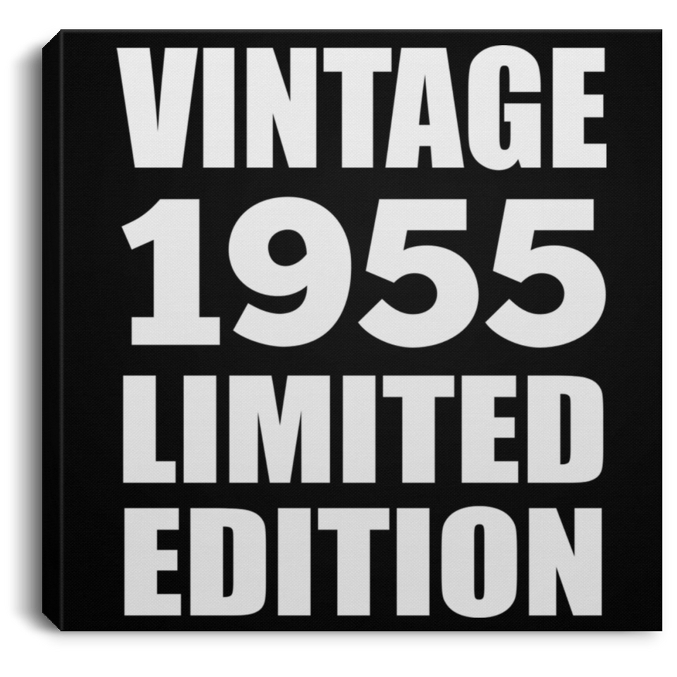69th Birthday Vintage 1955 Limited Edition - Canvas Square