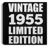69th Birthday Vintage 1955 Limited Edition - Canvas Square