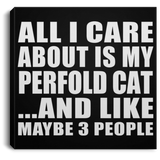 All I Care About Is My Perfold Cat - Canvas Square