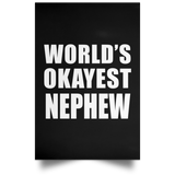 World's Okayest Nephew - Poster Portrait