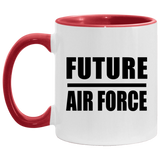 Future Air Force - 11oz Accent Mug Red