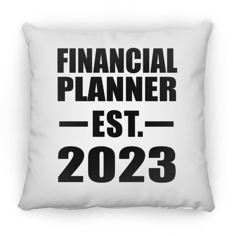 Financial Planner Established EST. 2023 - Throw Pillow