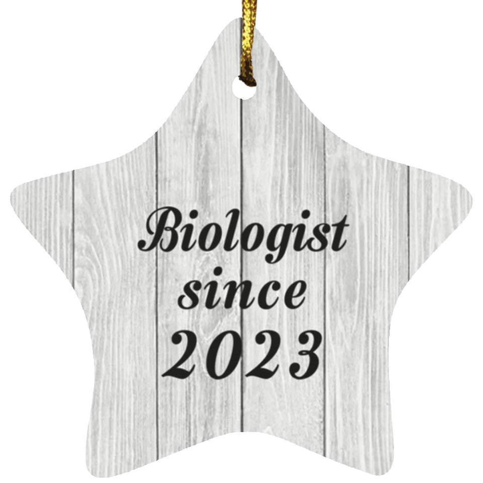 Biologist Since 2023 - Star Ornament F