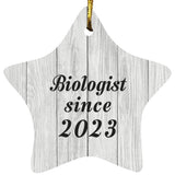 Biologist Since 2023 - Star Ornament F