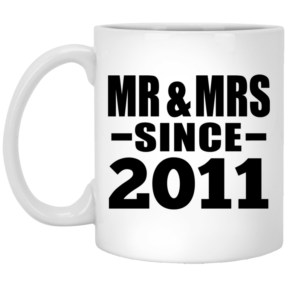 13th Anniversary Mr & Mrs Since 2011 - 11 Oz Coffee Mug