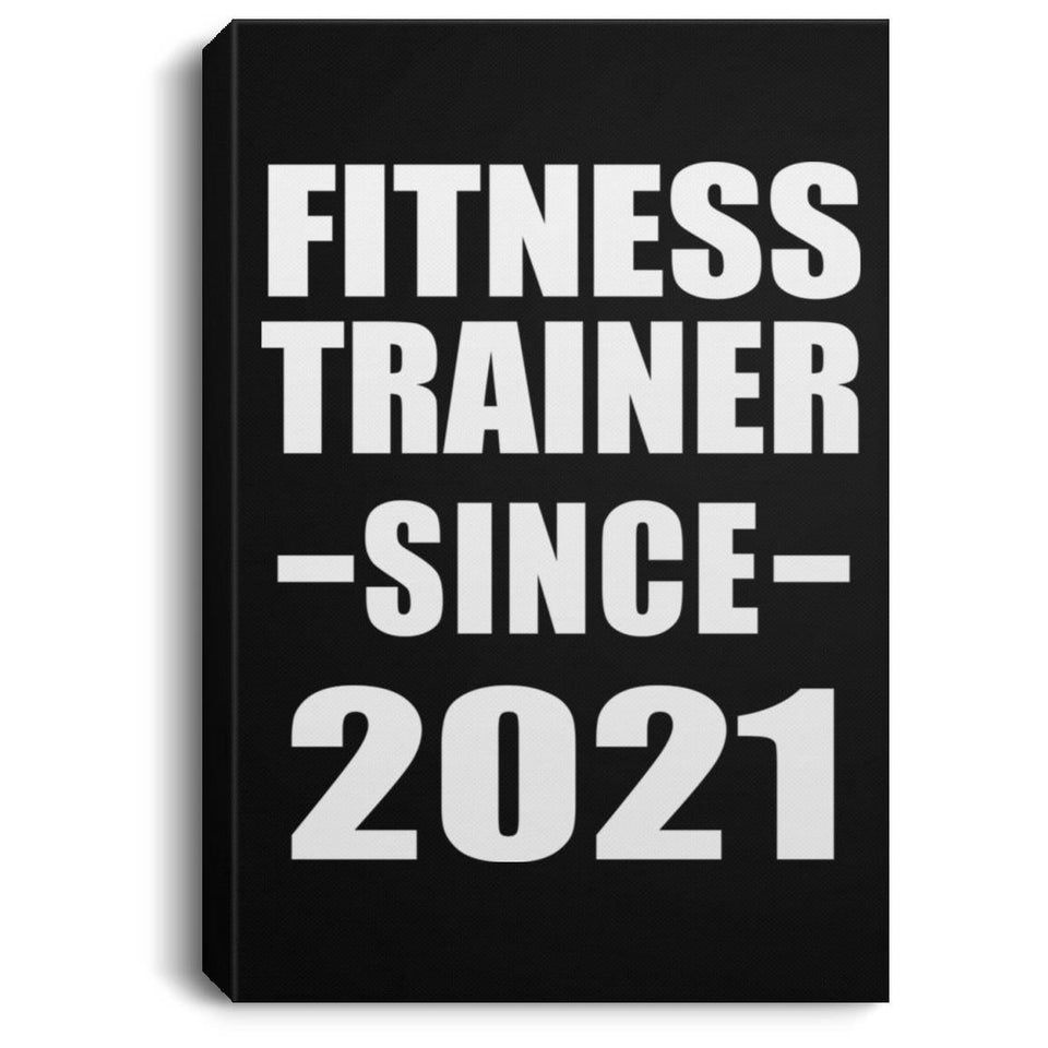 Fitness Trainer Since 2021 - Canvas Portrait