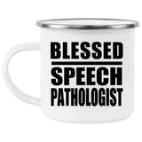 Blessed Speech Pathologist - 12oz Camping Mug