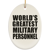 World's Greatest Military Personnel - Oval Ornament