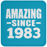 41st Birthday Amazing Since 1983 - Drink Coaster