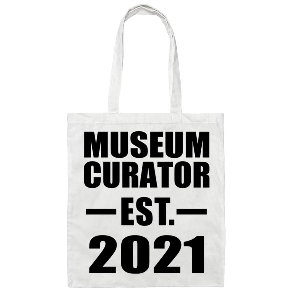 Museum Curator Established EST. 2021 - Tote Bag White