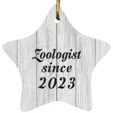 Zoologist Since 2023 - Star Ornament F