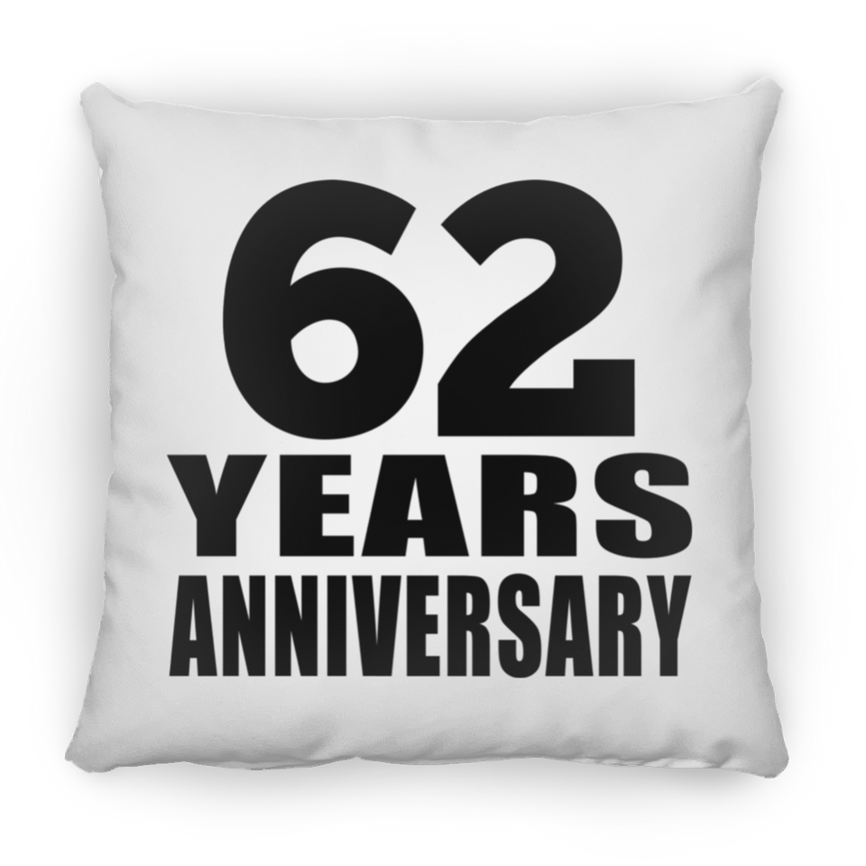 62nd Anniversary 62 Years - Throw Pillow