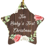 Tim Baby's First Christmas - Star Ornament A