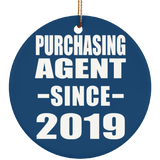 Purchasing Agent Since 2019 - Circle Ornament