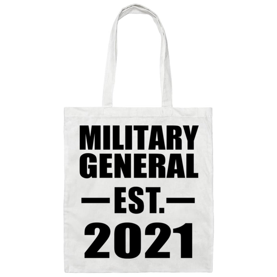 Military General Established EST. 2021 - Tote Bag White