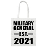 Military General Established EST. 2021 - Tote Bag White