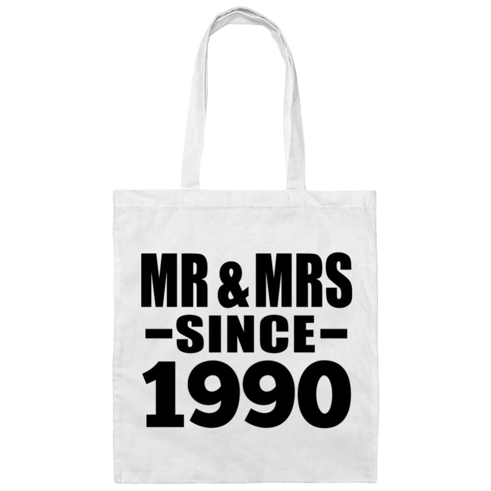 34th Anniversary Mr & Mrs Since 1990 - Tote Bag White