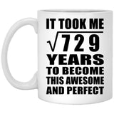 27th Birthday Took Square Root of 729 Years To Awesome - 11oz Coffee Mug