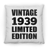 85th Birthday Vintage 1939 Limited Edition - Throw Pillow