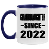 Granddaughter Since 2022 - 11oz Accent Mug Purple