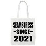 Seamstress Since 2021 - Tote Bag White